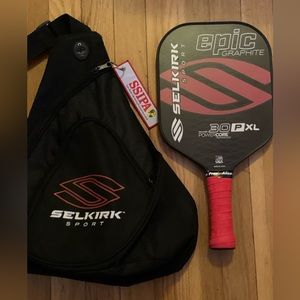 Selkirk Pickelball paddle and bag